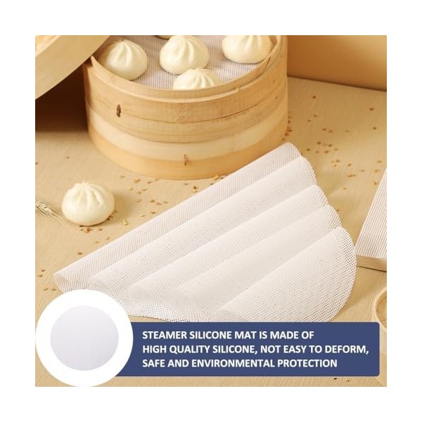 Feuilles Rondes de Déshydrateur de Silicone,Tapis Déshydratant Antiadhésif pour Fruits,Feuilles de Déshydrateur de Silicone,T