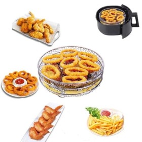 Lot de 3 supports empilables en acier inoxydable de qualité alimentaire, pour déshydratation de la viande, compatible avec fr