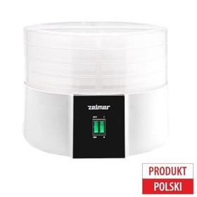Zelmer ZFD1010- Sèche-aliments, Puissance 520 W, Nombre de plateaux: 4, Commande mécanique, Contrôle de la température, Blanc