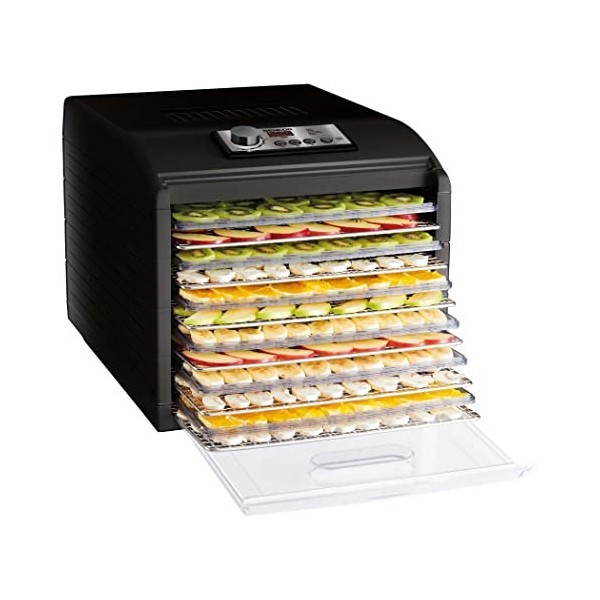 Déshydrateur Alimentaire Haute Capacité, 500 W, Noir