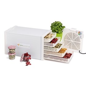 Tauro Essiccatori, Séchoir alimentaire Domus B5 à flux horizontal avec 5 paniers en plastique, puissance 550 W sèche jusquà 