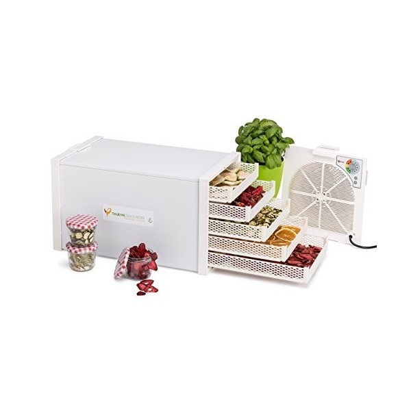 Tauro Essiccatori, Séchoir alimentaire Domus B5 à flux horizontal avec 5 paniers en plastique, puissance 550 W sèche jusquà 