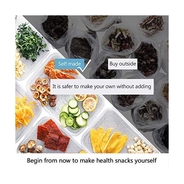 Meykey Déshydrateur automatique avec régulateur de température, déshydrateur pour aliments, viande, fruits, légumes, déshydra