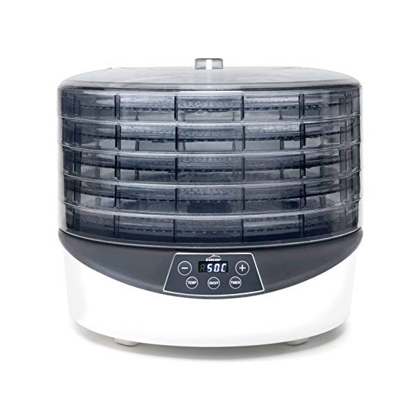 Lacor Déshydrateur daliments Terra, blanc et noir