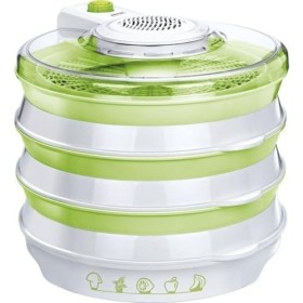 MPM MSG-06 Déshydrateur Alimentaire Électrique, Pliable, 6 Plateaux 30 cm, sans BPA, 2 Niveaux de Puissance, Sèche les Fruits