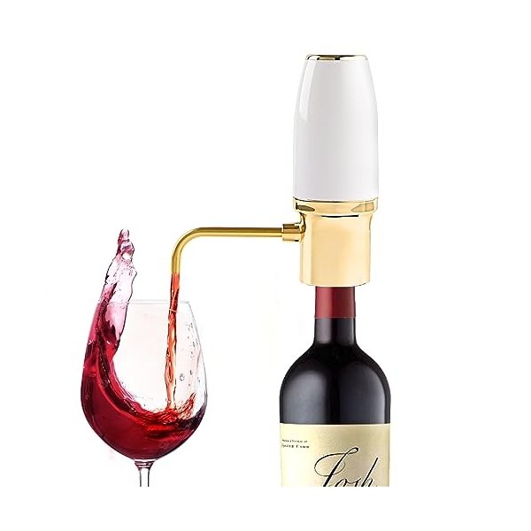 Aérateur de vin électrique verseur distributeur de vin automatique bec verseur avec USB rechargeable, carafe à vin électrique