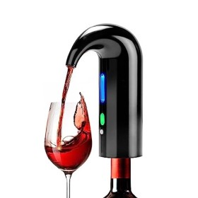 Décanteur Aérateur de vin electrique Verseur rapide intelligent daérateur de vin à un bouton pour les accessoires de cadeaux
