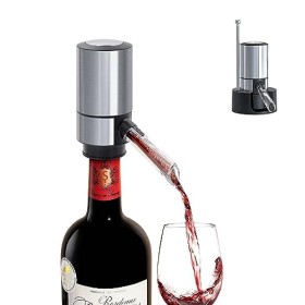 ELMWAY Aérateur de vin électrique et décanteur, distributeur de vin intelligent avec conduit en acier inoxydable, meilleur ca