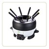 LITTLE BALANCE 8260 Happy Fondue 8 - Appareil à fondue 8 personnes - Caquelon anti-adhésif grande contenance 2 litres - Puiss