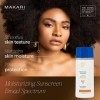 Écran solaire hydratant SPF 50 Makari 5,1 fl oz. – Lotion de protection solaire pour le visage et le corps | Aide à prévenir 