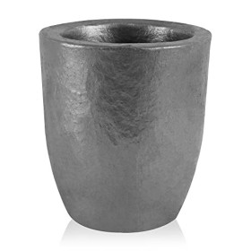6KG-640ML Siliziumkarbid-Graphittiegel,Schmelztiegel zum Schmelzen von Metall,Halten den hohen Temperaturen von 1800 3272° F