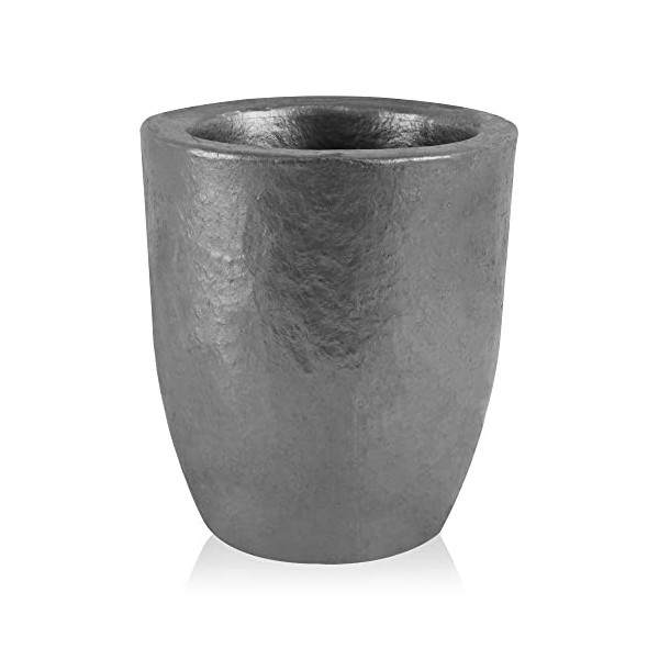 6KG-640ML Siliziumkarbid-Graphittiegel,Schmelztiegel zum Schmelzen von Metall,Halten den hohen Temperaturen von 1800 3272° F