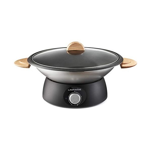 WOK/FONDUE LAGRANGE 349019 CLASSIC BOIS CLAIR, Light Wood