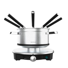 Cecotec Fondue Fun GourmetFondue Advance. 1500W Capacité 1,7 L, Fromage, Chocolat et Huile, Design Acier Inoxydable, Puissanc