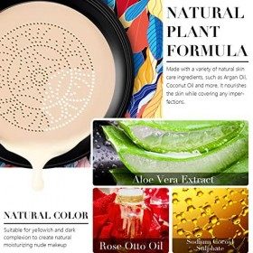 Air cushion cc creme, BB creme, Mushroom Head Fondation liquide cc crème hydratant fond de teint couvrant imperfections, bb c