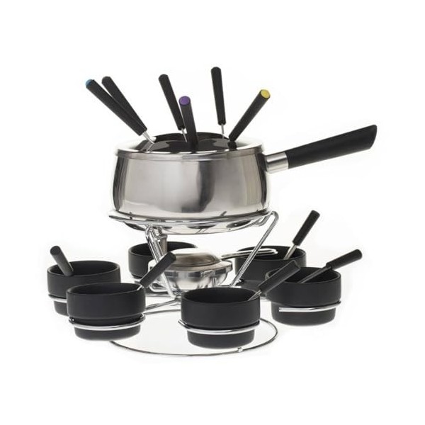 Fondue INOX 6 Personas+RECIPIENTES GIRATORIOS