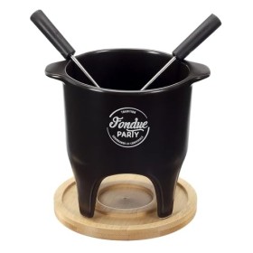 COOK CONCEPT - KC2488 - Fondue Individuelle Ou Duo Cuisine Cuisson Specifique Plaque Rechaud Plancha Barbecue