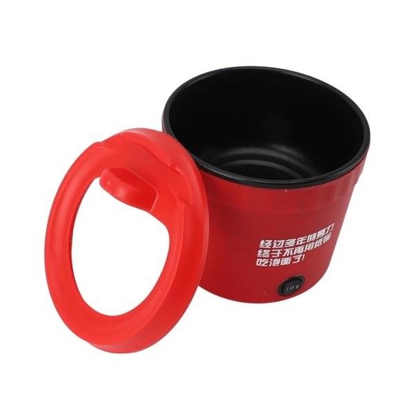 Marmite électrique Multifonctionnelle Portable 1,2 L 450 W, Chauffage Uniforme, Revêtement Antiadhésif, Câble dalimentation 