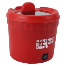 Marmite électrique Multifonctionnelle Portable 1,2 L 450 W, Chauffage Uniforme, Revêtement Antiadhésif, Câble dalimentation 