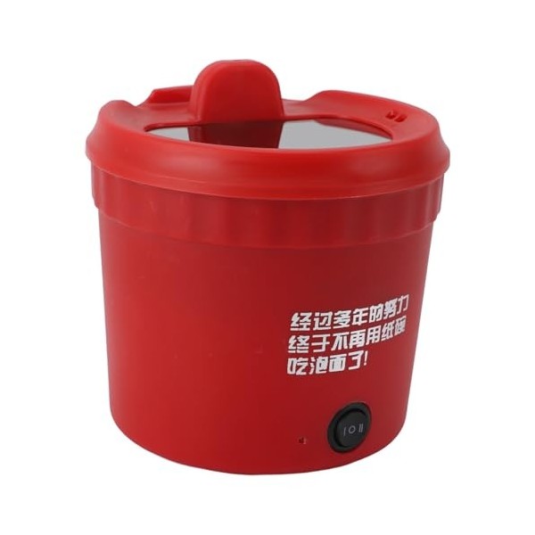 Marmite électrique Multifonctionnelle Portable 1,2 L 450 W, Chauffage Uniforme, Revêtement Antiadhésif, Câble dalimentation 