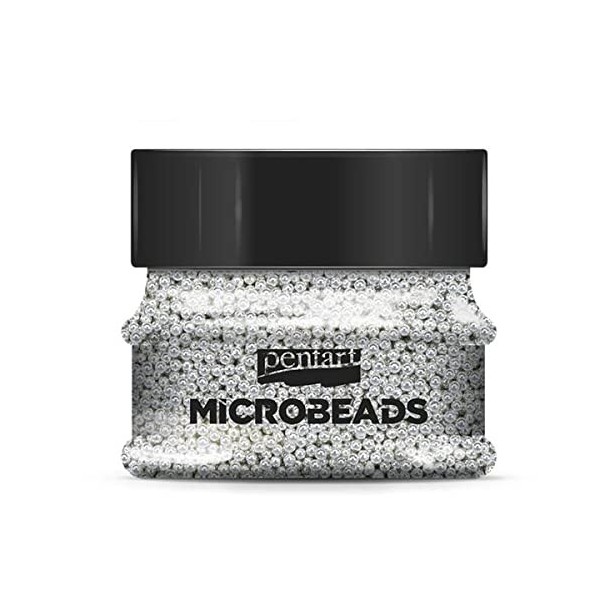 Pentart Microbead, argenté, Various, 4 cm4 cm3,7 cm