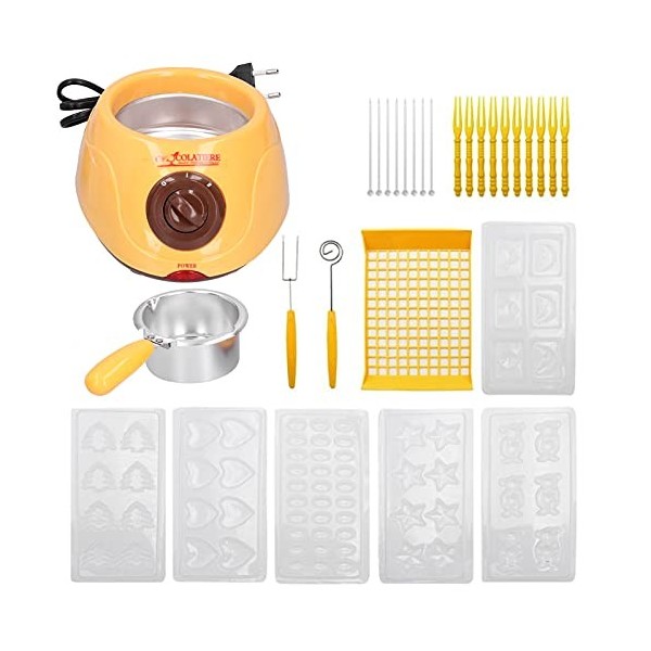 Ensemble de machine à faire fondre le chocolat à faire soi-même, gadgets de cuisine électriques pour la maison et le restaura
