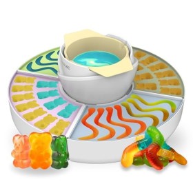 Cecotec Appareil à fondue Fun&Sugar Gummy. Machine pour faire des friandises et fondue au chocolat 2 en 1.