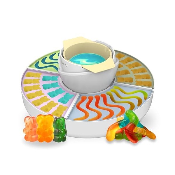 Cecotec Appareil à fondue Fun&Sugar Gummy. Machine pour faire des friandises et fondue au chocolat 2 en 1.