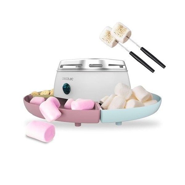 Cecotec Chamallow Carbecue guimauve et fondue Marshmallow Fun&Sugar Marshmallow. Machine pour chauffer des marshmallows, Smo