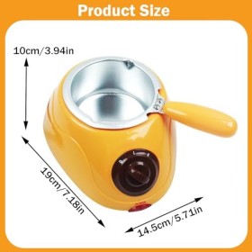 Otufan Faitout électrique pour chocolat - Outil de cuisine avec kit de moulage DIY - Pour le beurre, le chocolat, le fromage,