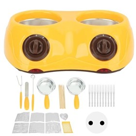 TOPINCN Machine à Fondre Le Chocolat, Four, Machine à Fondre, Bricolage, Double Pot, Outil avec Chauffage électrique, Machine