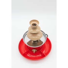 Marco Paul Fontaine à chocolat chaud avec fondue, ensemble de cuisine comprenant sauce au chocolat, plateau dégouttement, pl