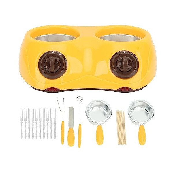 Marmite À Chocolat, Simple Portable, Rapide Marmite Électrique À Fondue Au Chocolat Avec 2 Réglages De Température Pour Le La