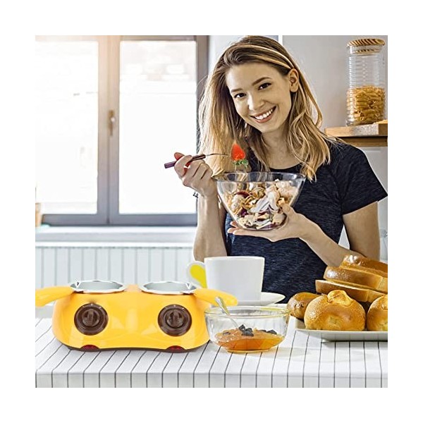 Marmite À Chocolat, Simple Portable, Rapide Marmite Électrique À Fondue Au Chocolat Avec 2 Réglages De Température Pour Le La