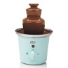 Bestron Fontaine à chocolat, 3 étages, petite fontaine à chocolat avec fonction de maintien au chaud, 60 watts, couleur: ment