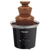 Bestron Fontaine à chocolat, 3 étages, petite fontaine à chocolat avec fonction de maintien au chaud, 60 watts, couleur: ment