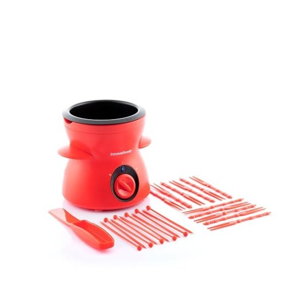 InnovaGoods® Fondue de chocolat avec accessoires Fonlat, profitez de délicieuses fondues au chocolat, avec fonction de fontai