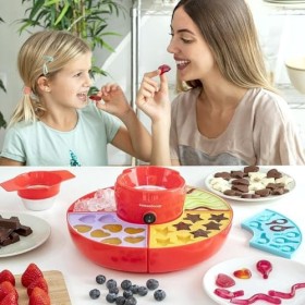 InnovaGoods® Machine à Bonbons et Fondue au Chocolat 2 en 1 Yupot, Amusante et Originale, Idéale pour les Fêtes et Événements