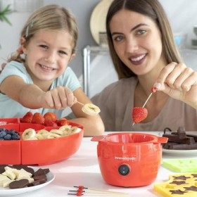 InnovaGoods® Machine à Bonbons et Fondue au Chocolat 2 en 1 Yupot, Amusante et Originale, Idéale pour les Fêtes et Événements