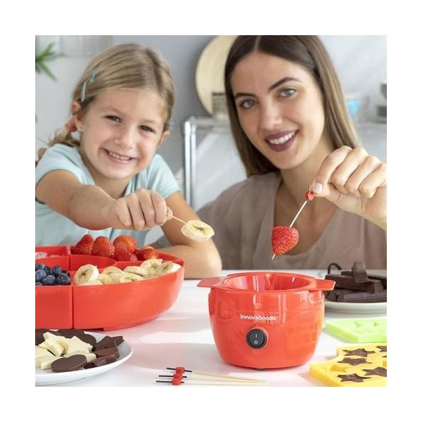 InnovaGoods® Machine à Bonbons et Fondue au Chocolat 2 en 1 Yupot, Amusante et Originale, Idéale pour les Fêtes et Événements