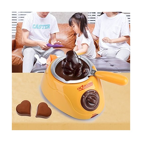 Fondoir à chocolat, outil de cuisine pour machine de fonte de bonbons électrique à température réglable en aluminium professi