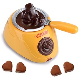 Services à Fondue au Chocolat Electrique Chocolatière 220v Pot De Chocolat Chaudière pour Brochettes de Fruits Tremper des Gâ