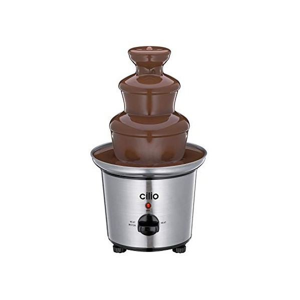 Cilio 490060 Fontaine à Chocolat Pérou Taille Unique Acier Inoxydable