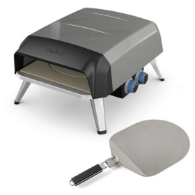 Tefal Pizza Pronto, Four à pizza maison, Four à pizza à gaz, Pierre rotative à 360° à lintérieur, Pizza de 30 cm max, Cuisso