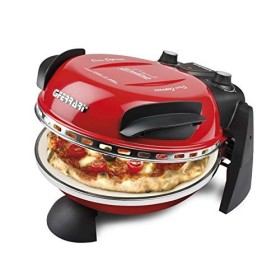 G3 Ferrari G10006 Pizza Exprimer Plaisir, Four Pizza, 1200 W, 400°C, Pierre Réfractaire diamètre 31 cm , Minuteur 5, Livre 