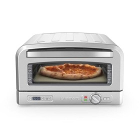 Cuisinart Four à pizza , Pour lintérieur , Goût de pizza au feu de bois , Prêt en 5 minutes , Kit : Pelle, couteau, pierre e