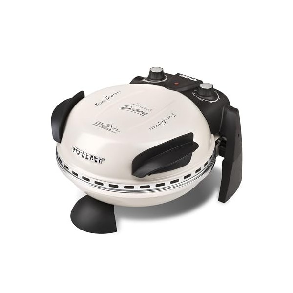 G3Ferrari Delizia G1000617 Icy Cream Four à pizza électrique – Édition limitée – Jusquà 400 °C avec pierre naturelle ignifug