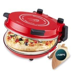 Cecotec four-gril électrique pour pizza Fun Pizza&Co Mamma Mía, 1200 W, minuteur 15 minutes, température maximale de 420ºC en