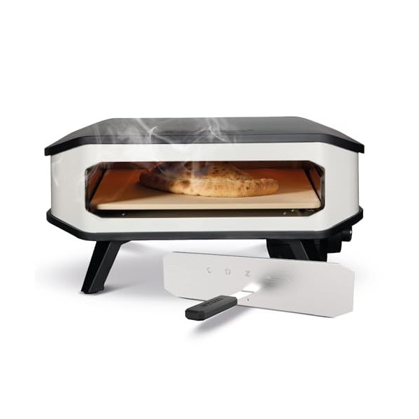 Four à pizza électrique 13" Cozze® avec pierre à pizza et porte avant 230 V/2 200 W, Black