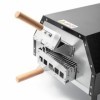 InnovaGoods® Pellet Pizza Oven avec accessoires, four à pizza avec base en pierre Ø 0cm max. cuisson rapide jusquà 500ºC et 